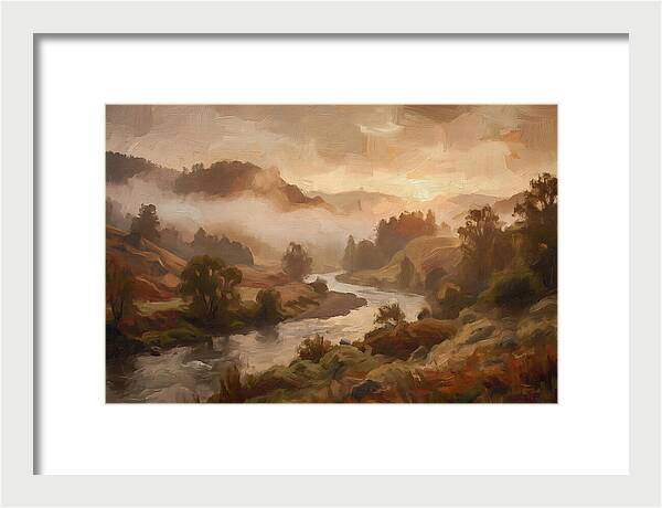 Sunrise Through Morning Fog