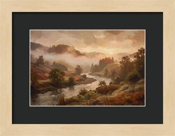 Sunrise Through Morning Fog