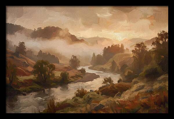 Sunrise Through Morning Fog