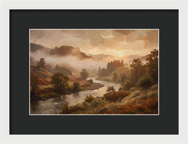 Sunrise Through Morning Fog