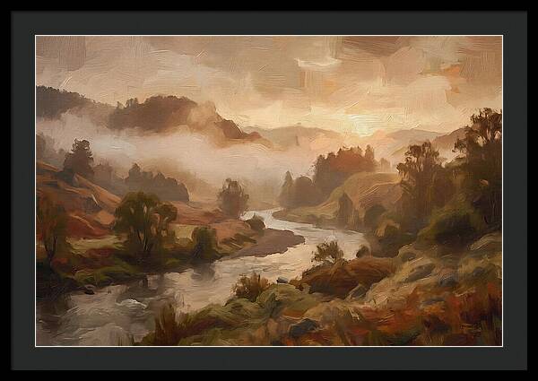 Sunrise Through Morning Fog