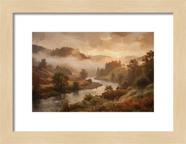 Sunrise Through Morning Fog