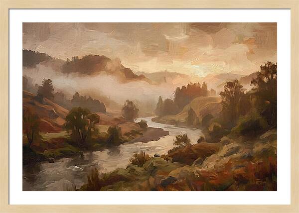 Sunrise Through Morning Fog