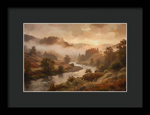 Sunrise Through Morning Fog