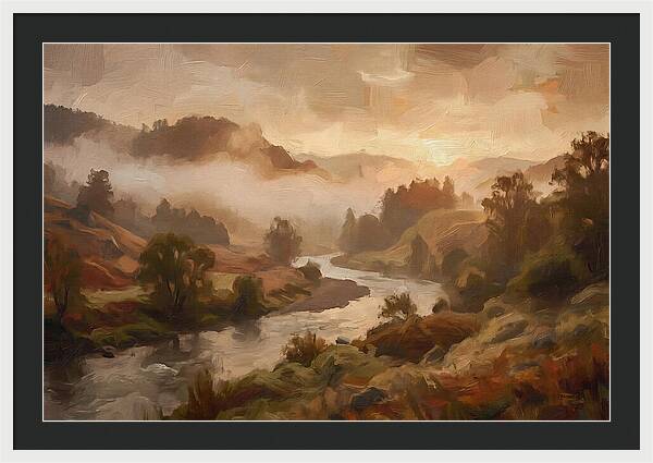 Sunrise Through Morning Fog