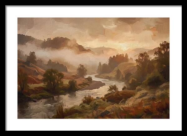 Sunrise Through Morning Fog