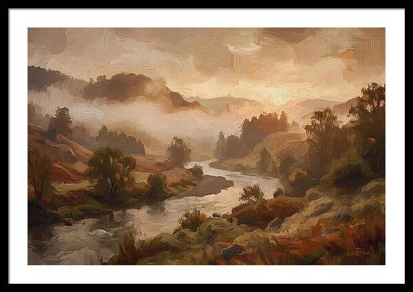 Sunrise Through Morning Fog