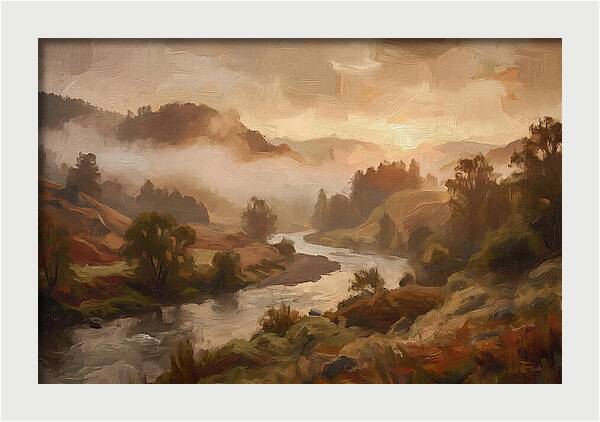 Sunrise Through Morning Fog