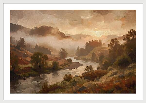 Sunrise Through Morning Fog