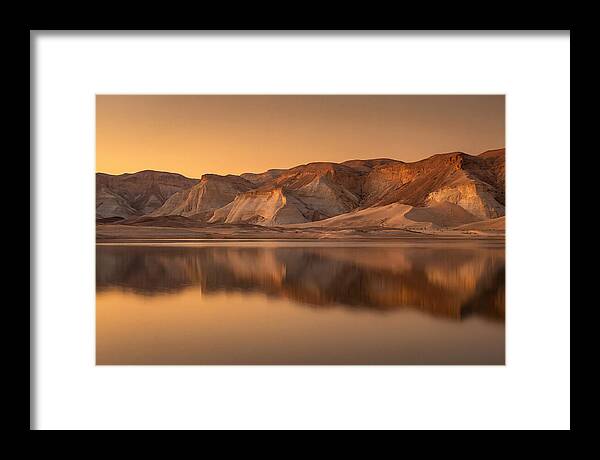 Sunset Alpenglow Over Tranquil Waters