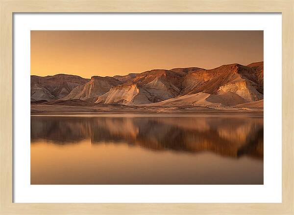 Sunset Alpenglow Over Tranquil Waters