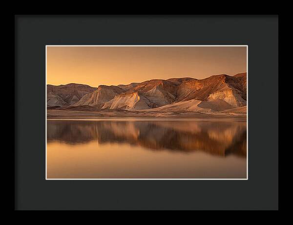 Sunset Alpenglow Over Tranquil Waters