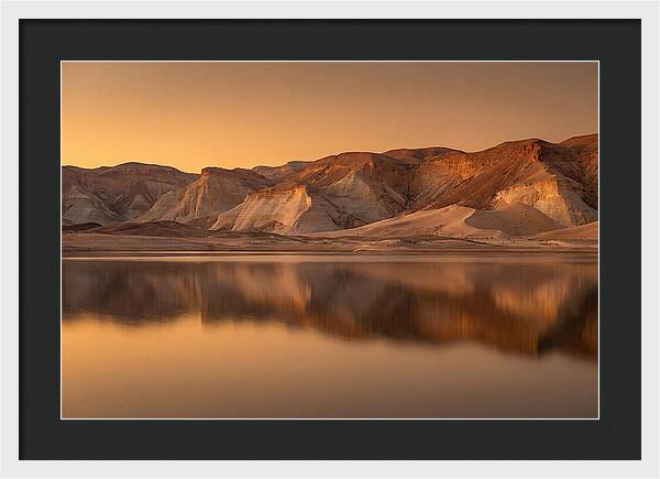 Sunset Alpenglow Over Tranquil Waters