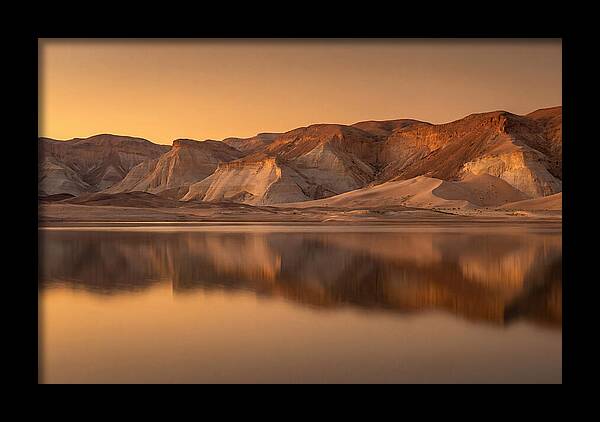 Sunset Alpenglow Over Tranquil Waters
