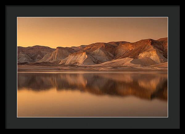 Sunset Alpenglow Over Tranquil Waters