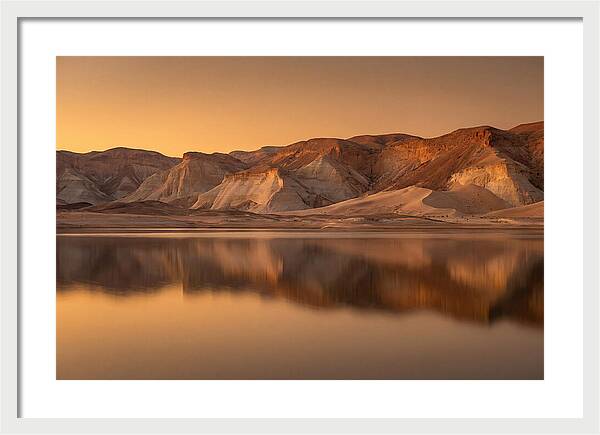Sunset Alpenglow Over Tranquil Waters