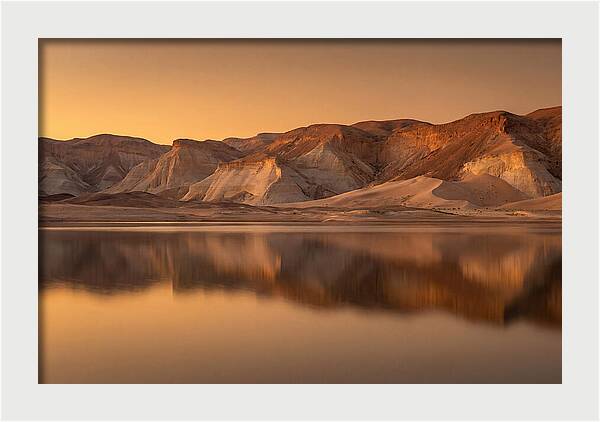 Sunset Alpenglow Over Tranquil Waters