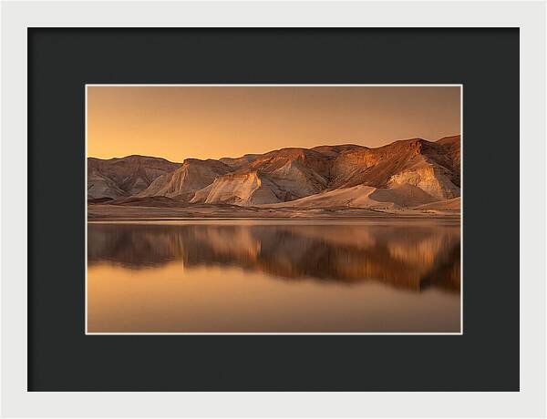 Sunset Alpenglow Over Tranquil Waters