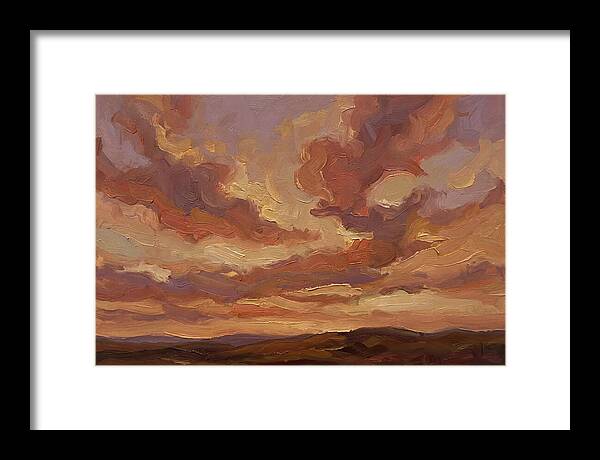 Sunset Clouds In Vivid Hues