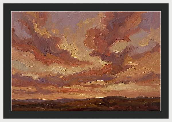 Sunset Clouds In Vivid Hues