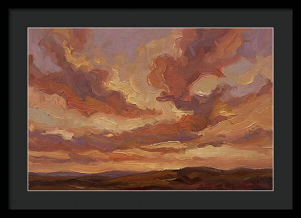Sunset Clouds In Vivid Hues
