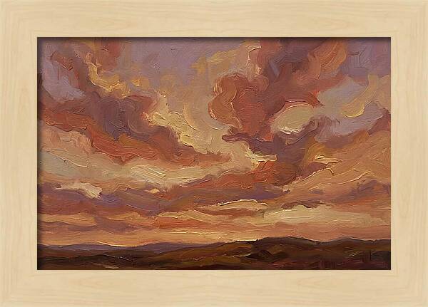 Sunset Clouds In Vivid Hues