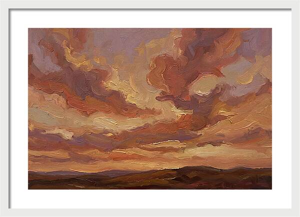 Sunset Clouds In Vivid Hues