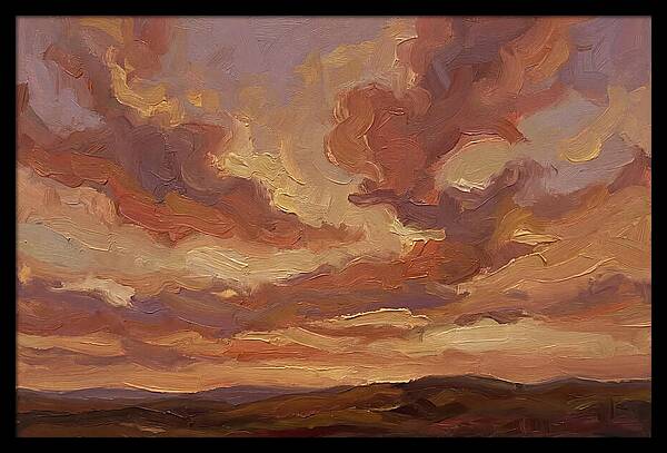 Sunset Clouds In Vivid Hues