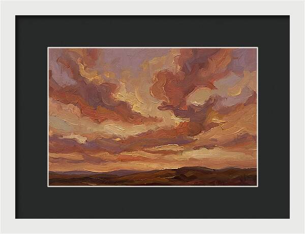 Sunset Clouds In Vivid Hues