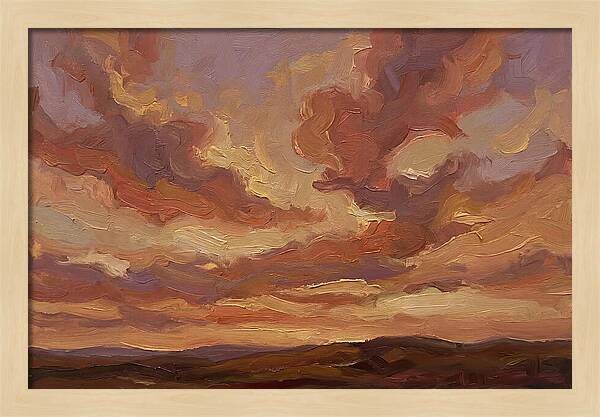 Sunset Clouds In Vivid Hues