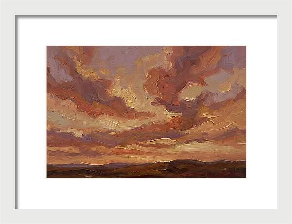 Sunset Clouds In Vivid Hues