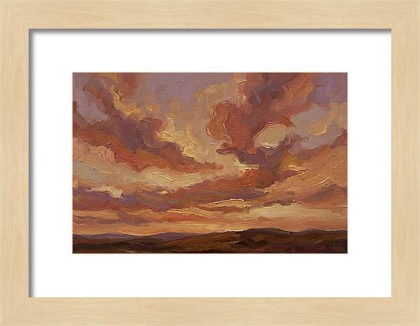 Sunset Clouds In Vivid Hues