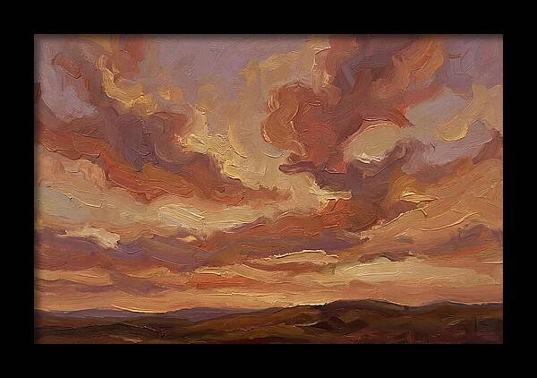Sunset Clouds In Vivid Hues