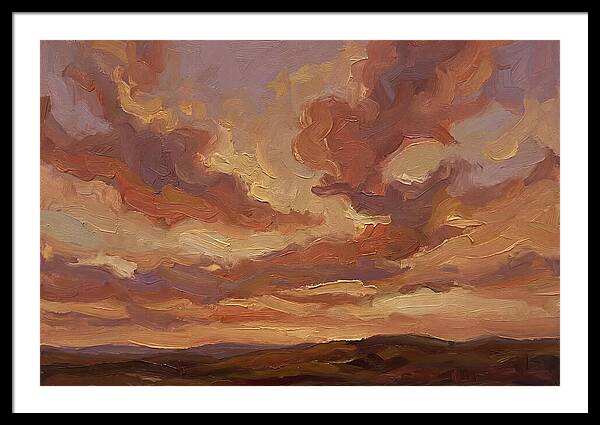 Sunset Clouds In Vivid Hues