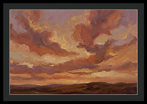 Sunset Clouds In Vivid Hues