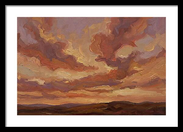 Sunset Clouds In Vivid Hues