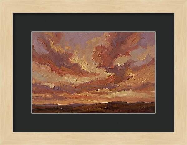 Sunset Clouds In Vivid Hues