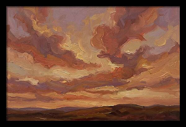Sunset Clouds In Vivid Hues