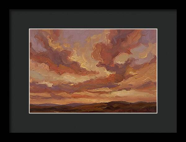 Sunset Clouds In Vivid Hues