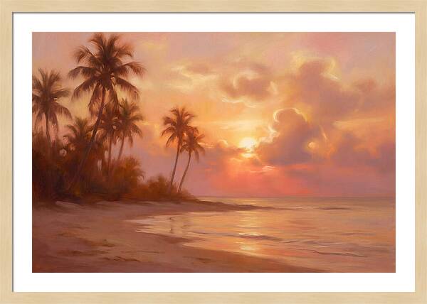 Sunset Over Beach