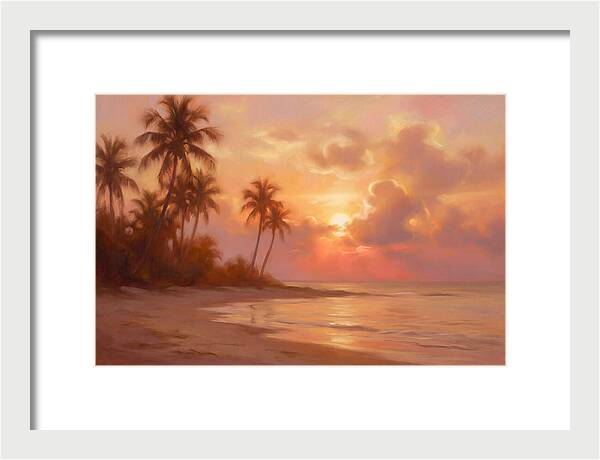 Sunset Over Beach