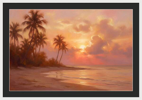 Sunset Over Beach