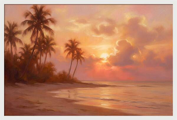 Sunset Over Beach