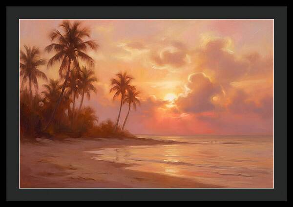 Sunset Over Beach