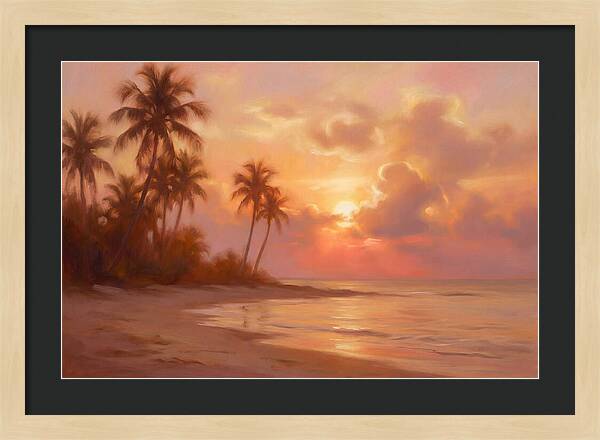 Sunset Over Beach