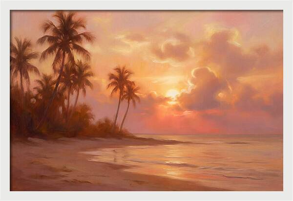 Sunset Over Beach