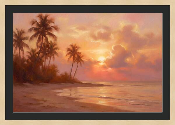 Sunset Over Beach