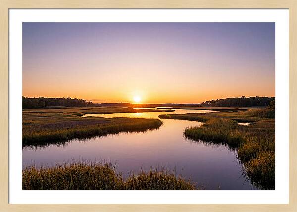 Sunset Over Bombay Hook Refuge