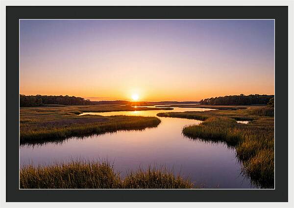 Sunset Over Bombay Hook Refuge