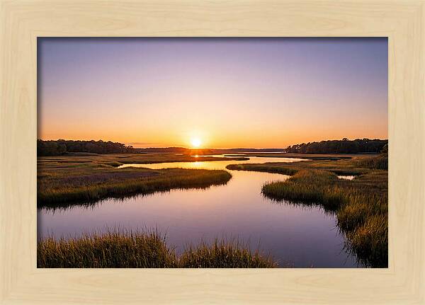 Sunset Over Bombay Hook Refuge